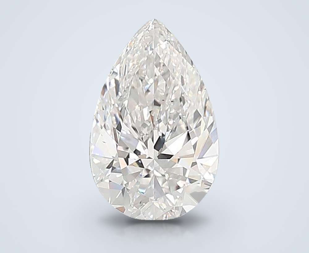 5.02 Carat Pear Lab Diamond