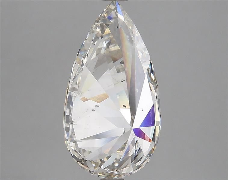 3.79ct I VS2 Rare Carat Ideal Cut Pear Lab Grown Diamond