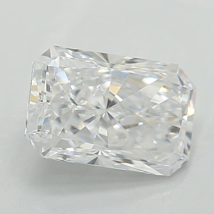 0.64ct D VVS2 Very Good Cut Radiant Lab Grown Diamond