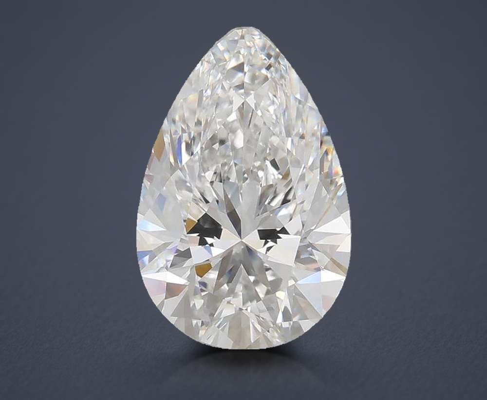 3.25 Carat Pear Lab Diamond
