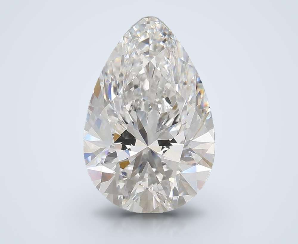 3.25 Carat Pear Lab Diamond