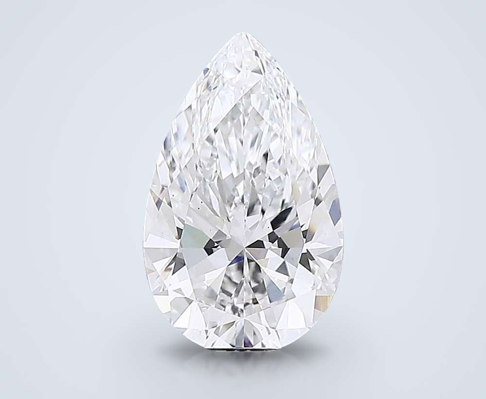 3.74 Carat Pear Lab Diamond