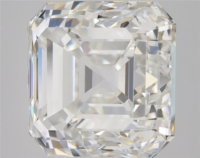 4.01ct H VVS2 Very Good Cut Asscher Diamond