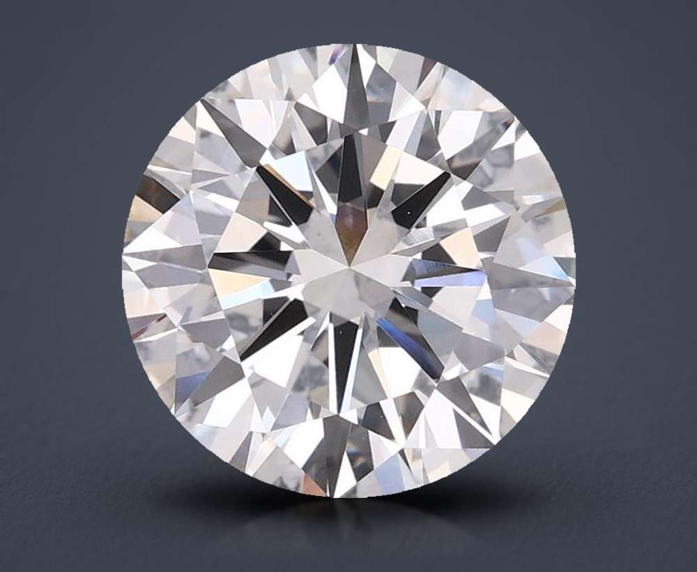3.48 Carat Round Lab Diamond