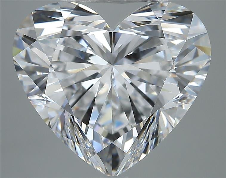 7.02ct D FL Rare Carat Ideal Cut Heart Diamond