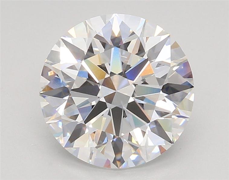 3.05ct E VVS2 Rare Carat Ideal Cut Round Lab Grown Diamond