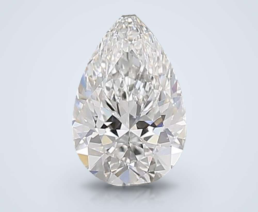 0.72 Carat Pear Lab Diamond