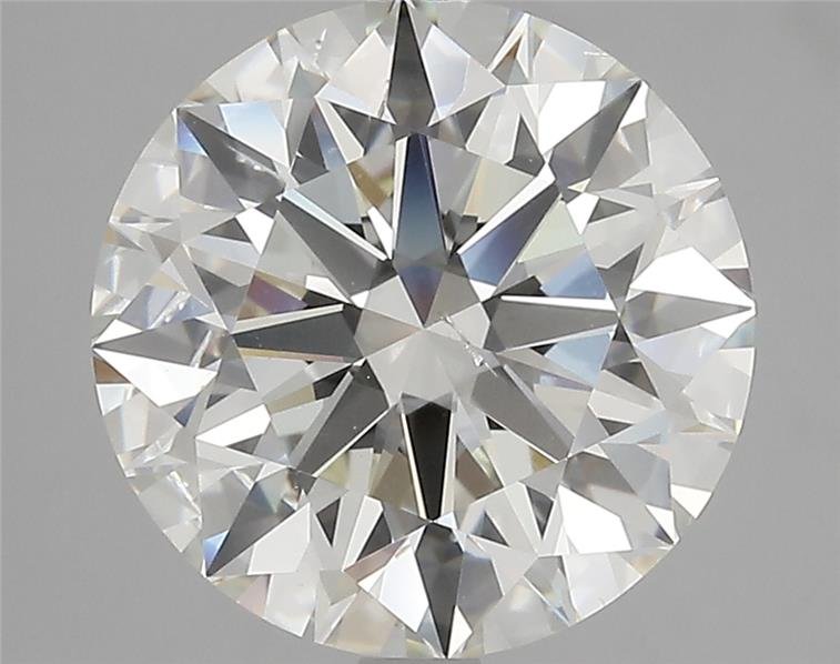 5.03ct I SI1 Rare Carat Ideal Cut Round Diamond
