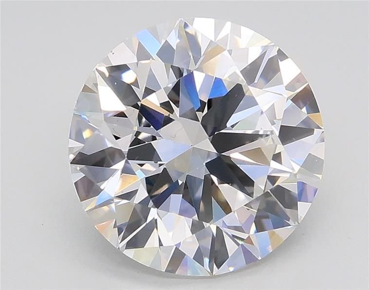 2.58ct E VS2 Rare Carat Ideal Cut Round Lab Grown Diamond