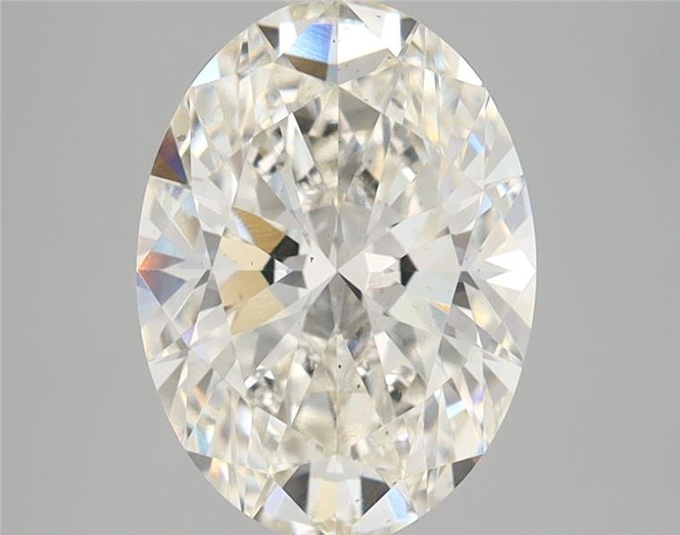 2.77ct H VS2 Rare Carat Ideal Cut Oval Lab Grown Diamond