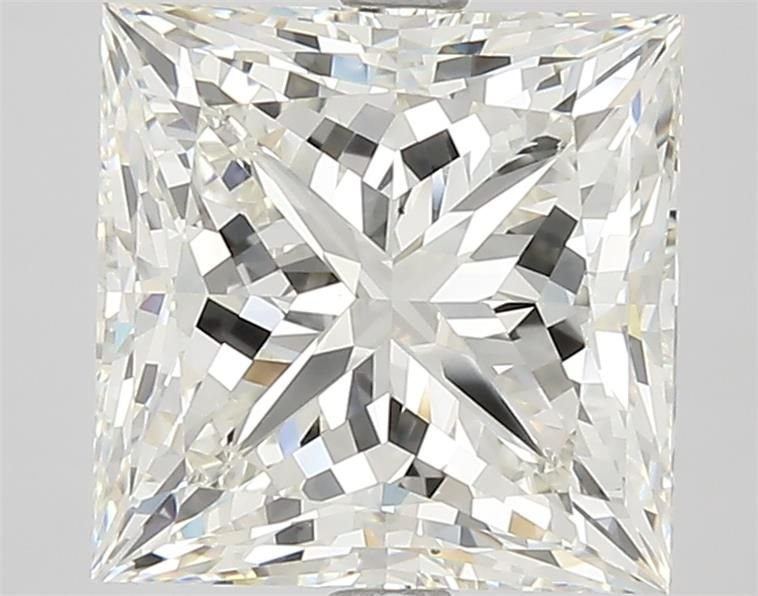5.02ct I VS1 Rare Carat Ideal Cut Princess Diamond