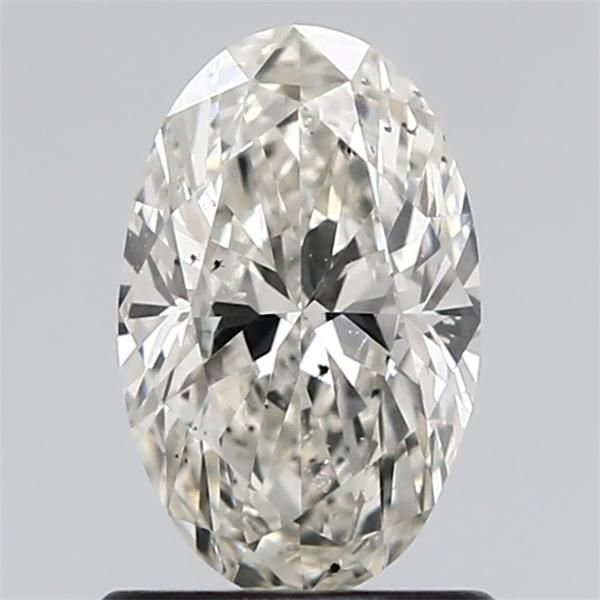 0.90ct J SI1 Rare Carat Ideal Cut Oval Diamond