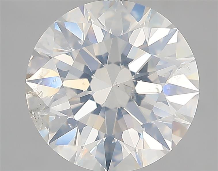 4.02ct I SI2 Rare Carat Ideal Cut Round Diamond