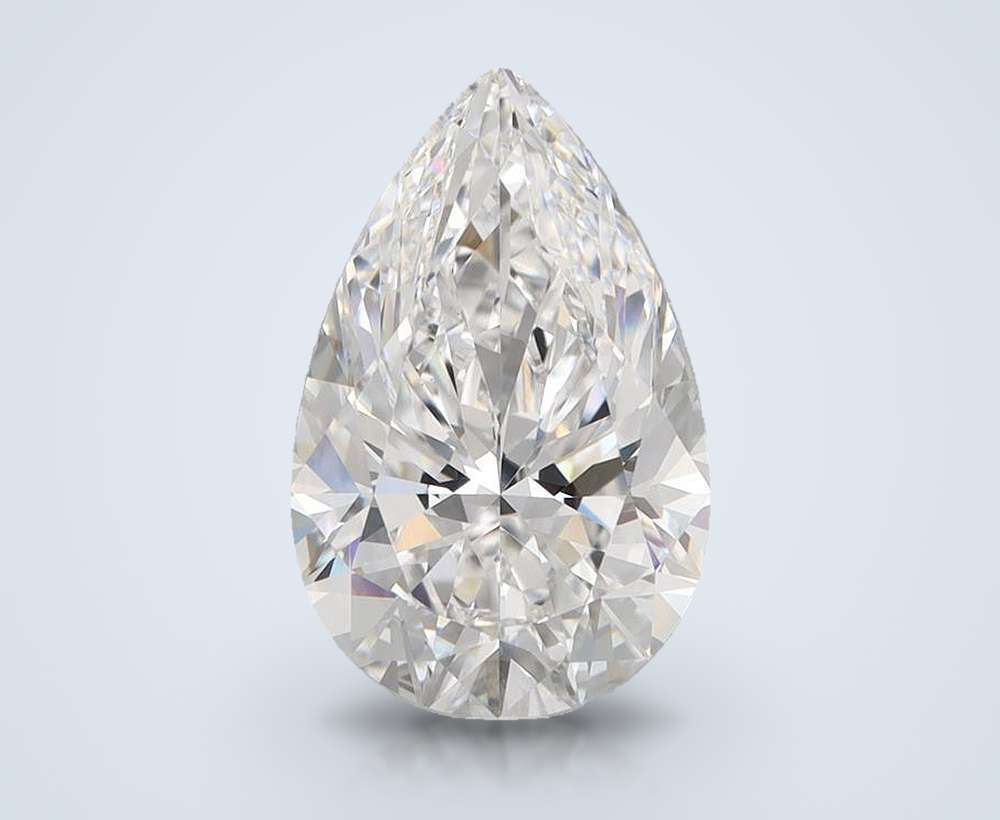 3.90 Carat Pear Lab Diamond