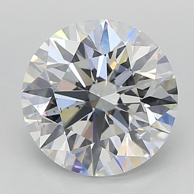 3.04ct E VS2 Rare Carat Ideal Cut Round Lab Grown Diamond