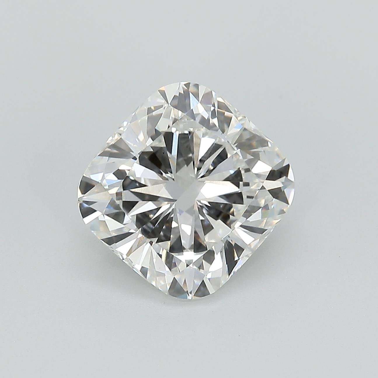 3.43ct E VS2 Rare Carat Ideal Cut Cushion Lab Grown Diamond