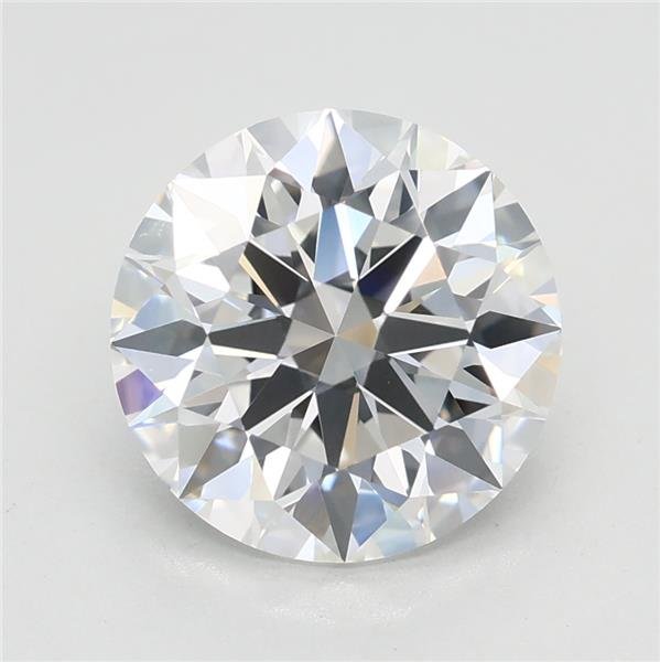 2.59ct D VVS1 Rare Carat Ideal Cut Round Lab Grown Diamond