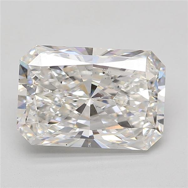 5.85ct F SI1 Rare Carat Ideal Cut Radiant Lab Grown Diamond