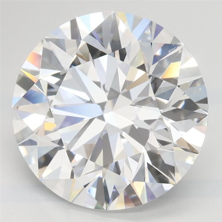 4.18ct D VVS1 Rare Carat Ideal Cut Round Lab Grown Diamond