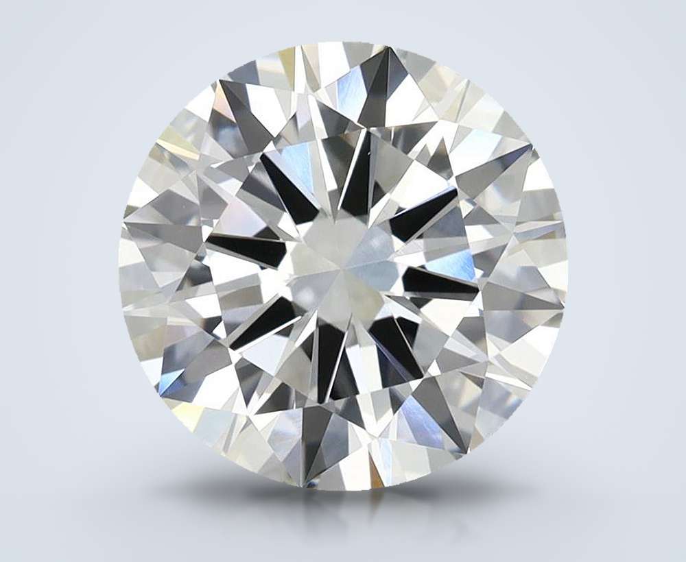 3.80 Carat Round Lab Diamond