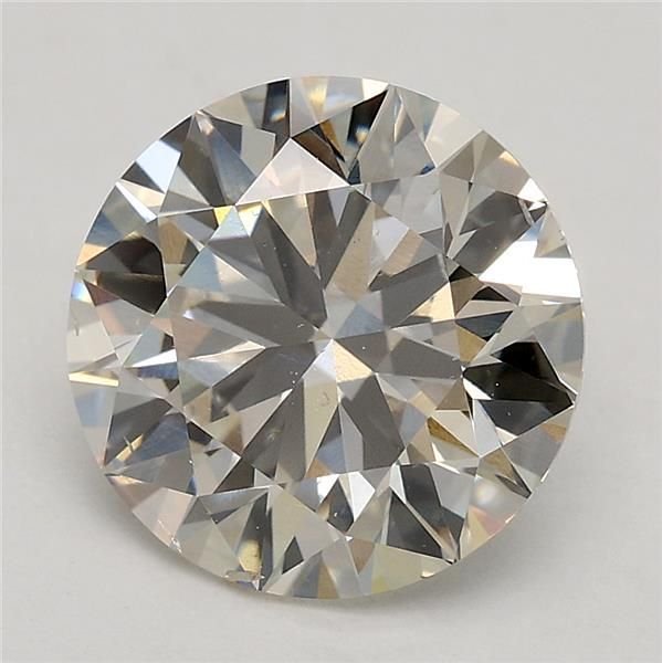 2.10ct K SI1 Rare Carat Ideal Cut Round Lab Grown Diamond