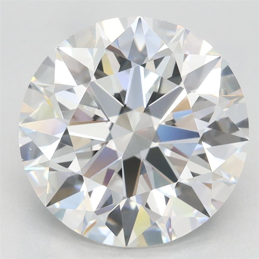 3.19ct E VVS1 Rare Carat Ideal Cut Round Lab Grown Diamond