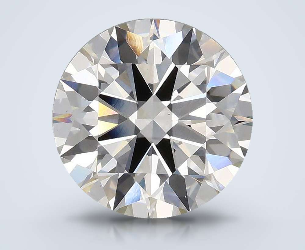 3.80 Carat Round Lab Diamond