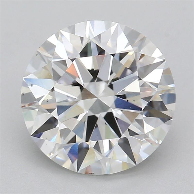 3.04ct E VS2 Rare Carat Ideal Cut Round Lab Grown Diamond