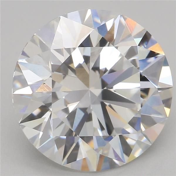 3.03ct F VVS2 Rare Carat Ideal Cut Round Lab Grown Diamond