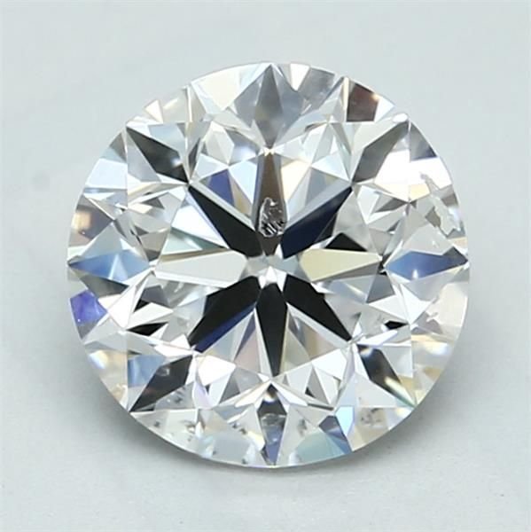 2.01ct D SI2 Very Good Cut Round Diamond