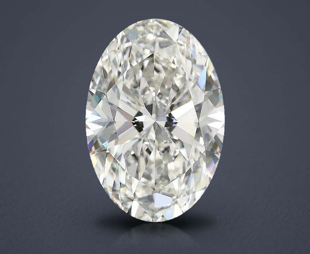 3.90 Carat Oval Lab Diamond