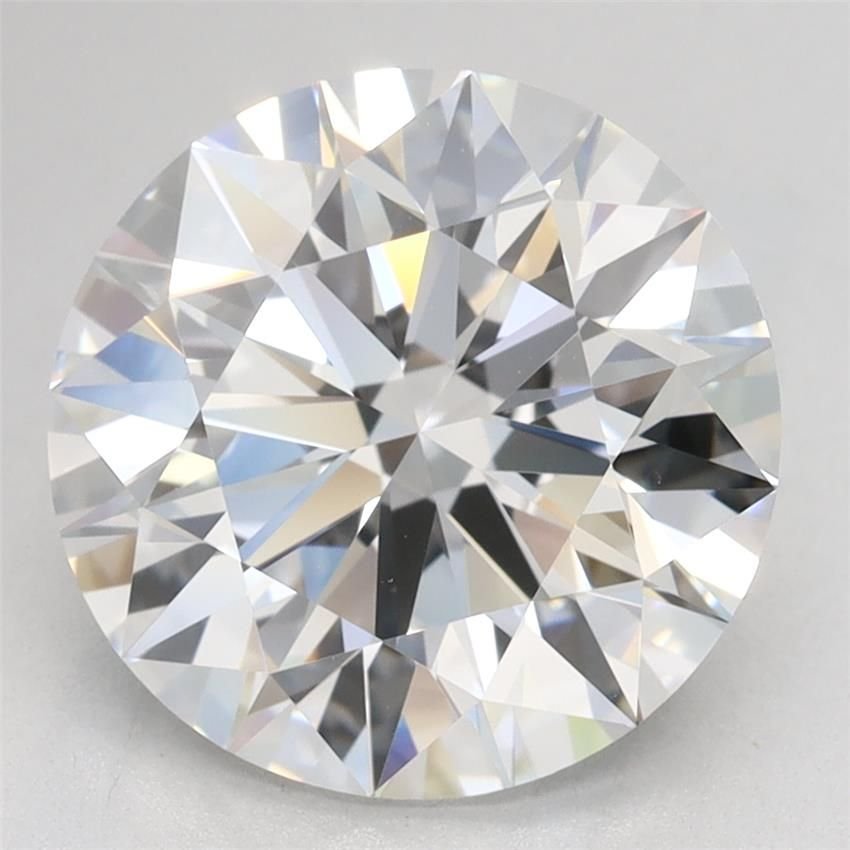 3.09ct E IF Rare Carat Ideal Cut Round Lab Grown Diamond