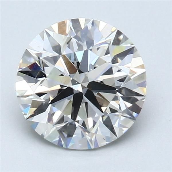 2.00ct H SI1 Rare Carat Ideal Cut Round Diamond