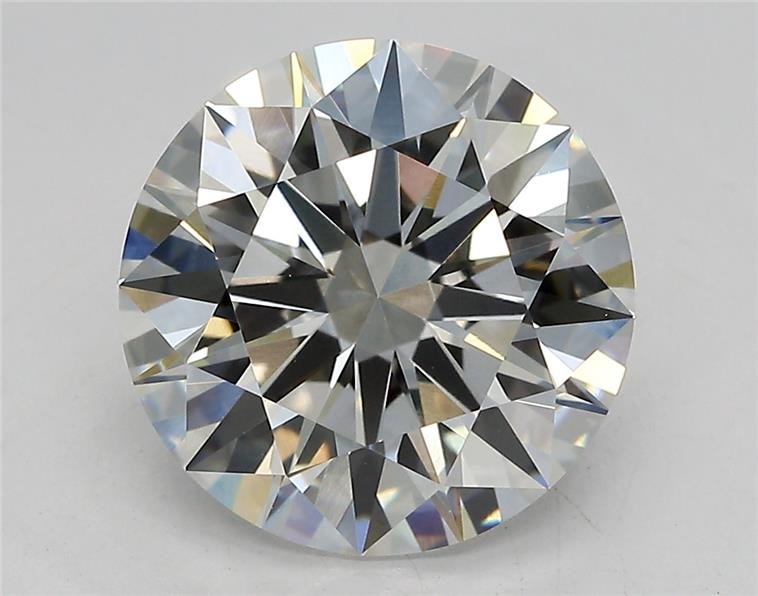 4.04ct F VVS2 Rare Carat Ideal Cut Round Lab Grown Diamond