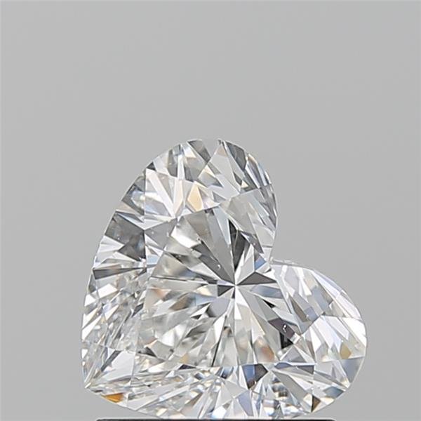 1.19ct F SI1 Rare Carat Ideal Cut Heart Diamond