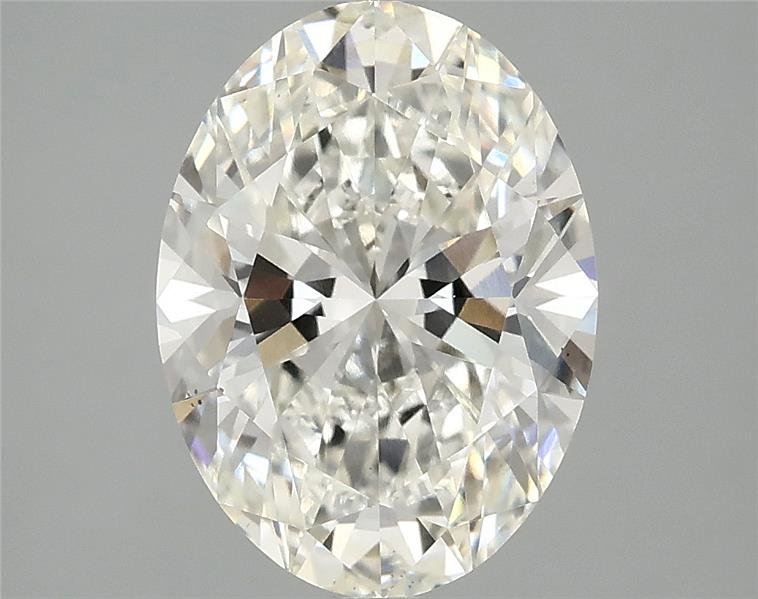3.08ct H VS2 Rare Carat Ideal Cut Oval Lab Grown Diamond
