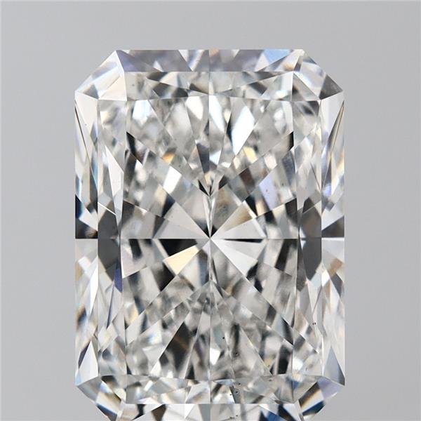 6.17ct G VS2 Rare Carat Ideal Cut Radiant Lab Grown Diamond