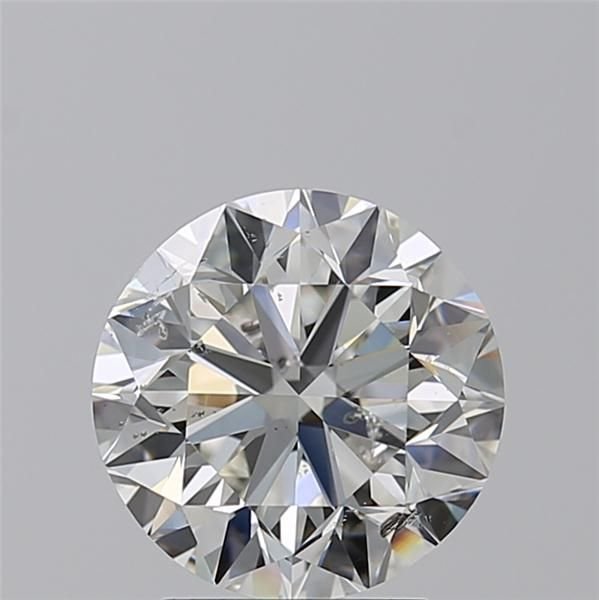 3.01ct H SI2 Very Good Cut Round Diamond