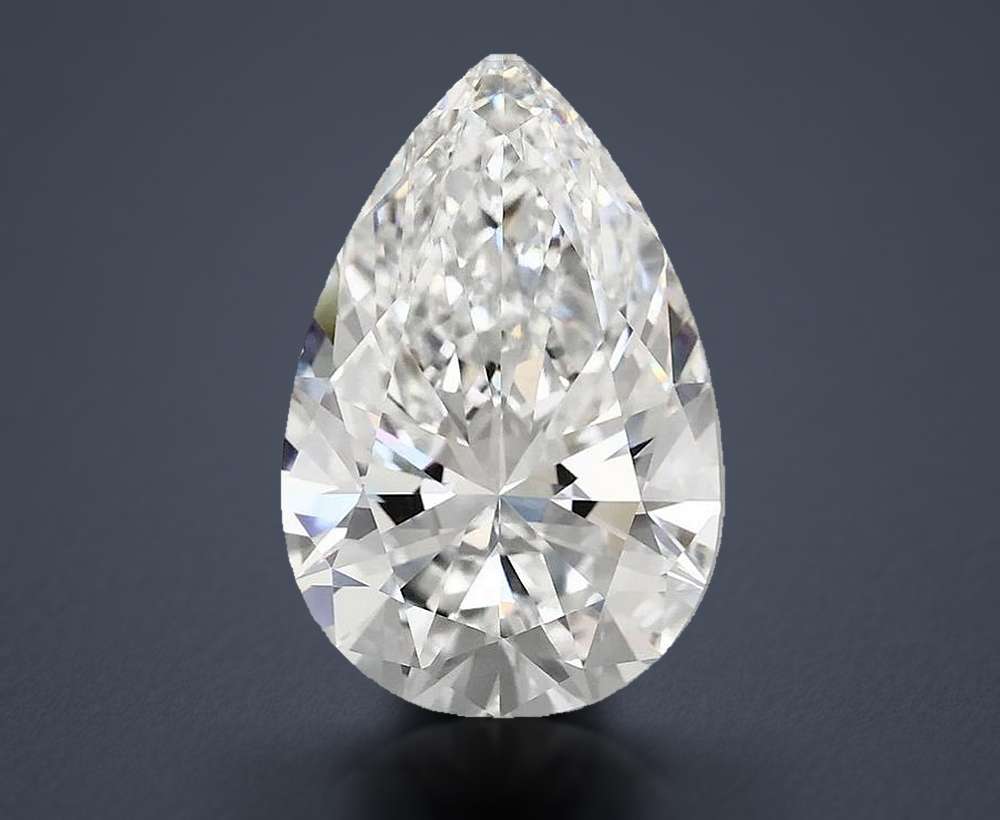 2.50 Carat Pear Lab Diamond
