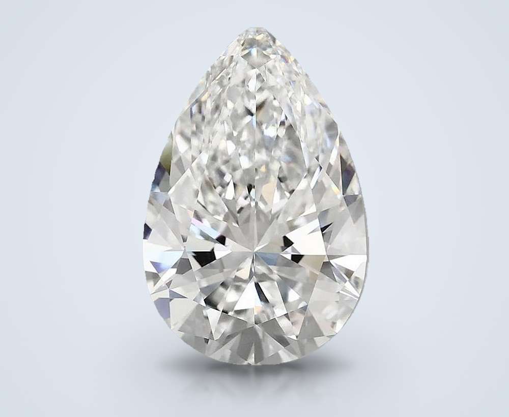 2.50 Carat Pear Lab Diamond