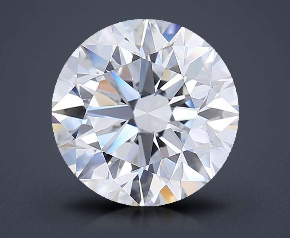 3.33 Carat Round Lab Diamond