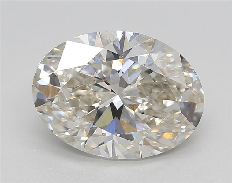 3.04ct I VS2 Rare Carat Ideal Cut Oval Lab Grown Diamond