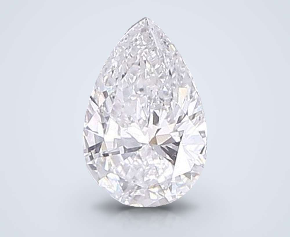 0.50 Carat Pear Lab Diamond
