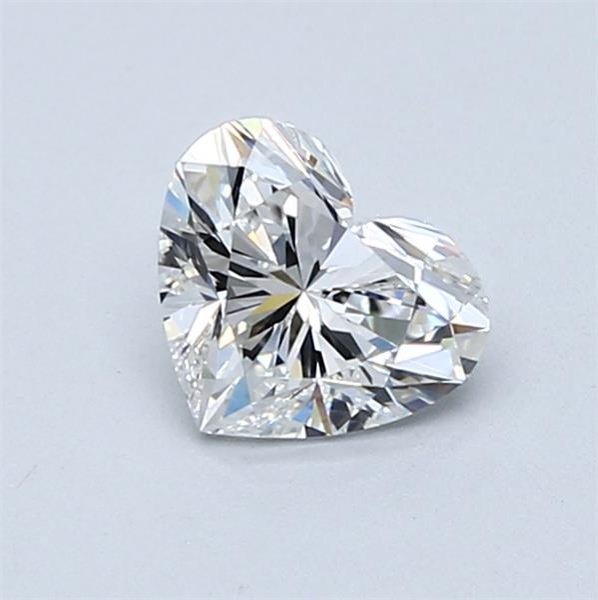 0.81ct F VVS2 Rare Carat Ideal Cut Heart Diamond