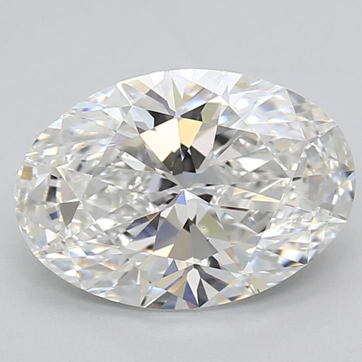 3.04ct E VS1 Rare Carat Ideal Cut Oval Lab Grown Diamond