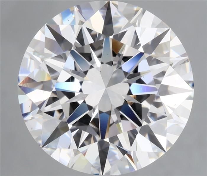 5.25ct D VS2 Rare Carat Ideal Cut Round Diamond