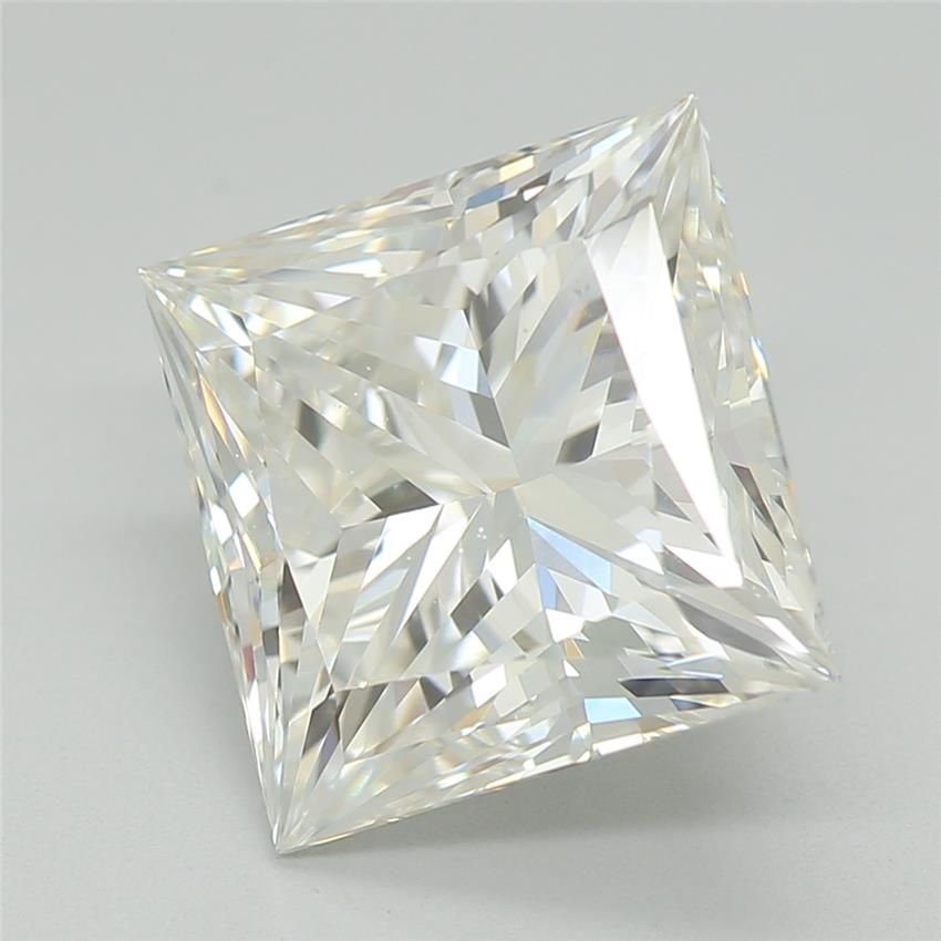 3.07ct F VVS2 Rare Carat Ideal Cut Princess Lab Grown Diamond