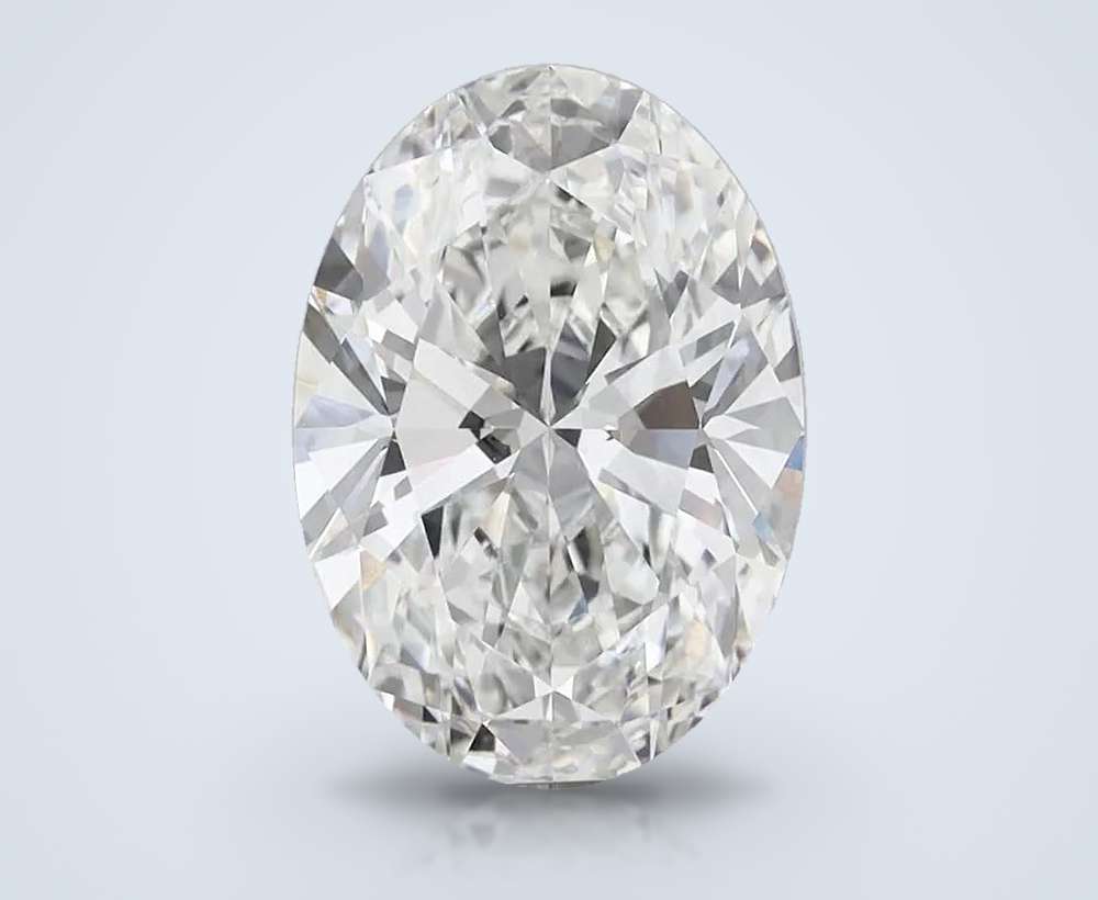 8.08 Carat Oval Lab Diamond