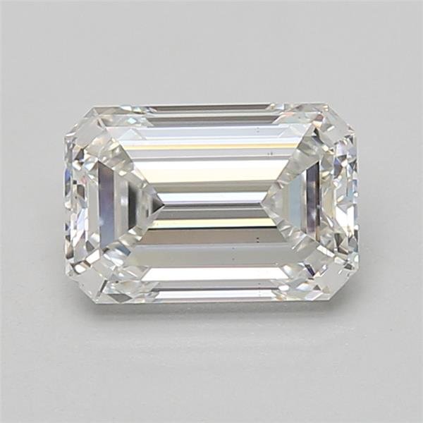 1.60ct F VS1 Rare Carat Ideal Cut Emerald Lab Grown Diamond