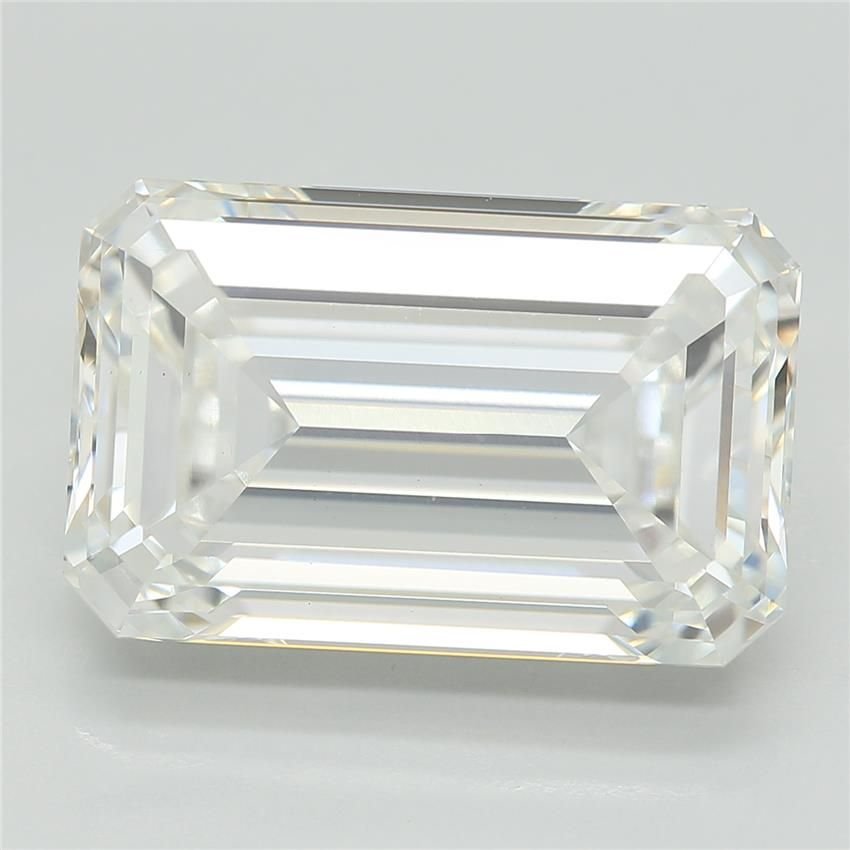 6.43ct E VS1 Rare Carat Ideal Cut Emerald Lab Grown Diamond